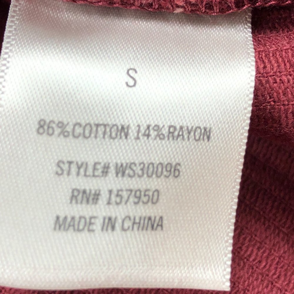 Mi Ami Rust Color Button Front Corduroy Mini Skirt - image 6